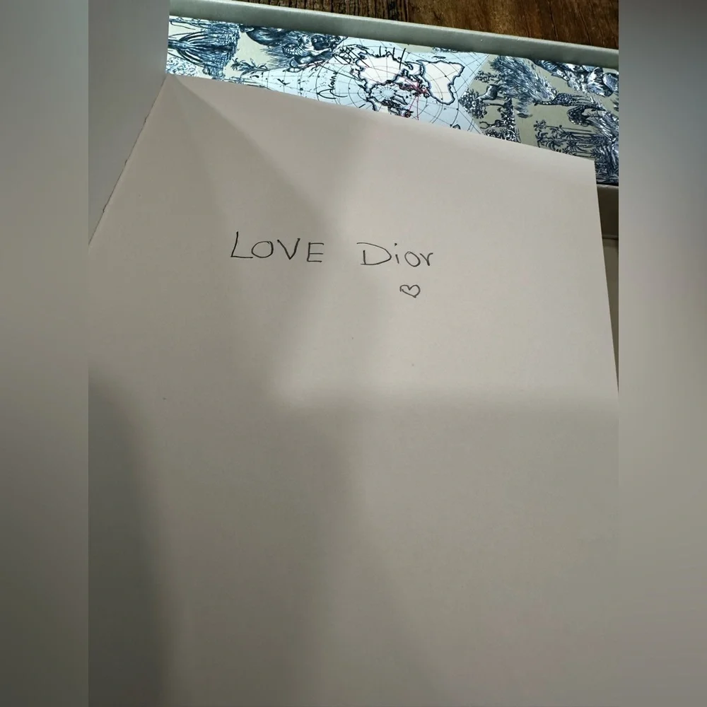 Dior White and Blue Star Map note book and pencil - Picture 7 of 8